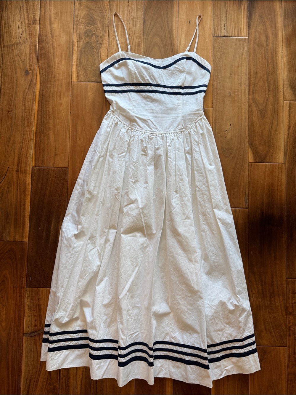 Moon River midi dress small 100% cotton - Picture 3 of 11